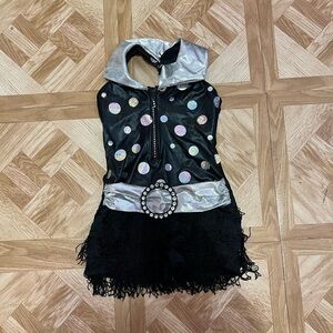Sparkly Black and Silver Kids Costume